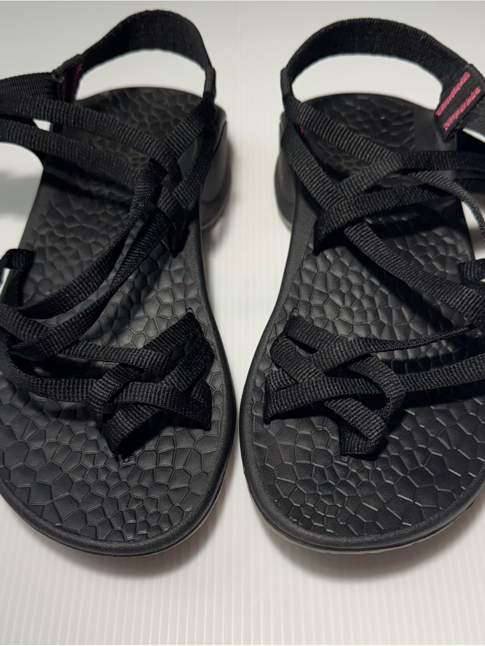 Women's Chaco Black Strappy Comfort Sandals